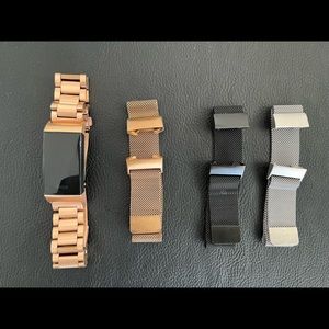 Fitbit Charge 4 Fitness Tracker + Adjustable Bands!